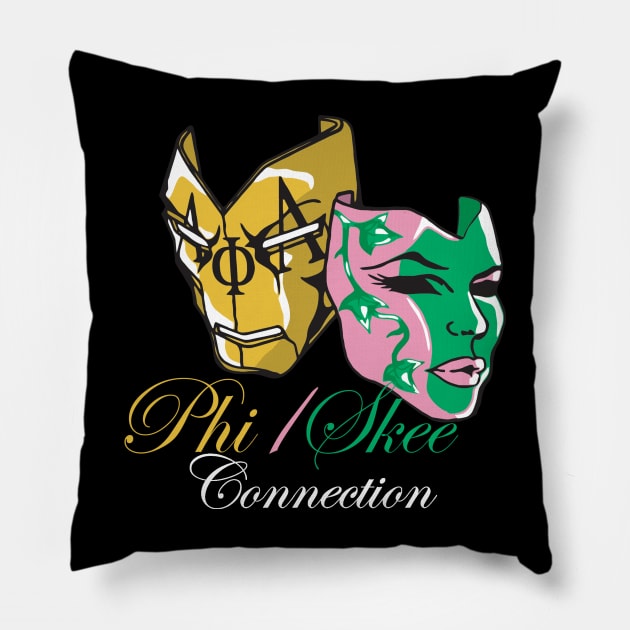 Phi Skee Pillow by Pretty Phoxie LLC