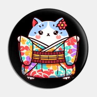 Japanese cat or Neko Pin