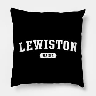 Lewiston, Maine Pillow