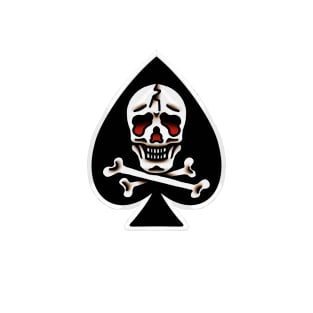 An ace of spades design. T-Shirt