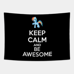 Keep calm and be awesome Tapestry