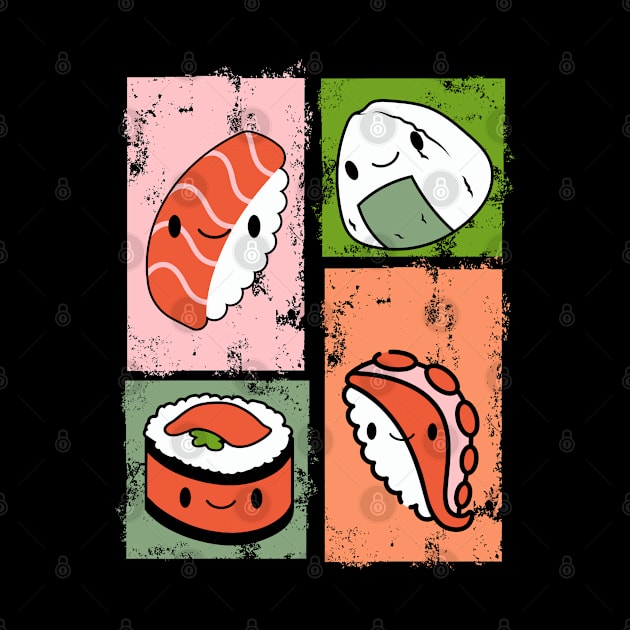 Cute Kawaii Sushi Sushi Lover by Odetee