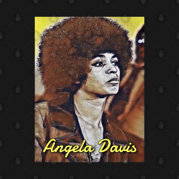 Angela Davis (Y) by BlackOzean