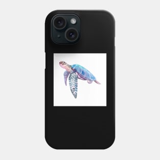 Watercolor Beautiful Turtle Phone Case