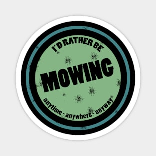 Funny Landscaping Gifts for Landscapers Mowing Lawns Magnet