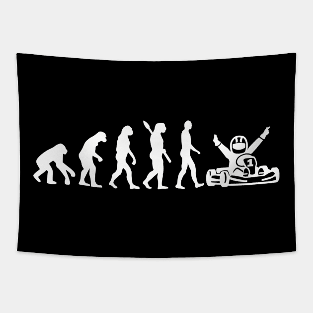 Kart racing evolution Tapestry by Designzz