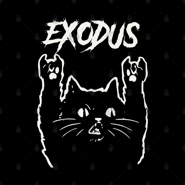 exodus metal cat by bubur ayam