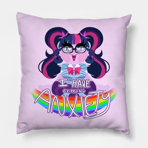 I Have Crippling Anxiety! Pillow by BefishProductions