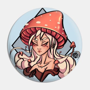 Mushroom girl Pin