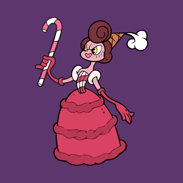 Cuphead - Baroness Von Bon Bon by Catharthic