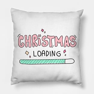 christmas is loading Pillow