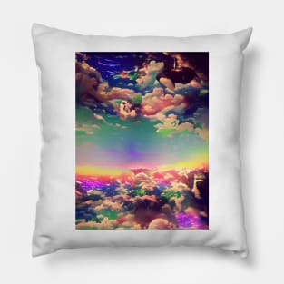 Mystical skies Pillow