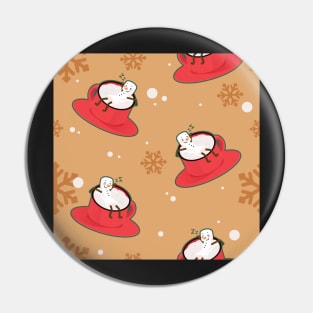 A Cup of Snow Pattern Pin