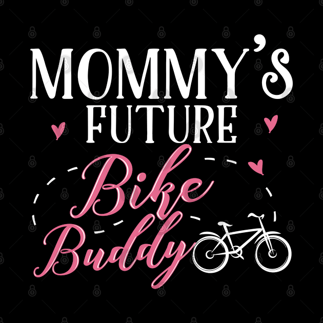 Bike Mom and Baby Matching T-shirts Gift by KsuAnn