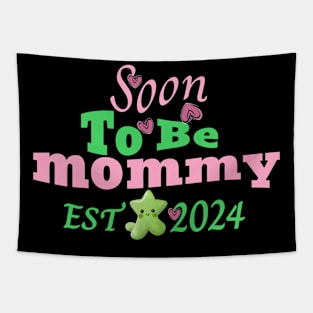 Soon To Be Mommy Est 2024 Tapestry