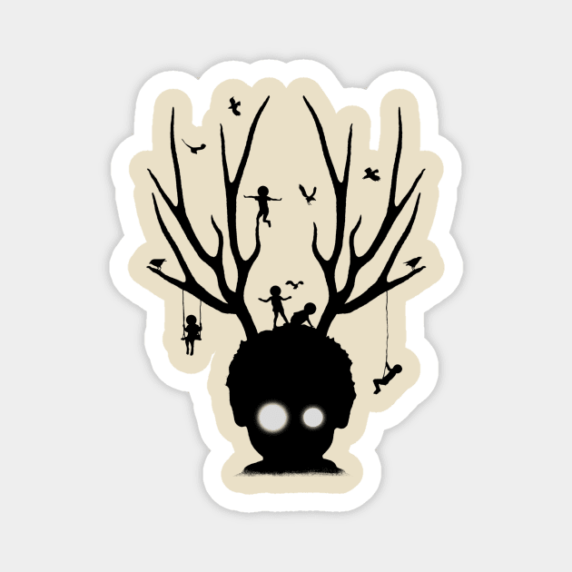 deer imaginary friends Magnet by SeamlessOo