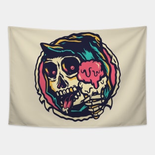 Summer Skull Tapestry