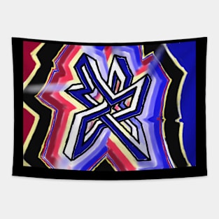 Dancing Inter-dimensional Star  Gently Bentley Tapestry