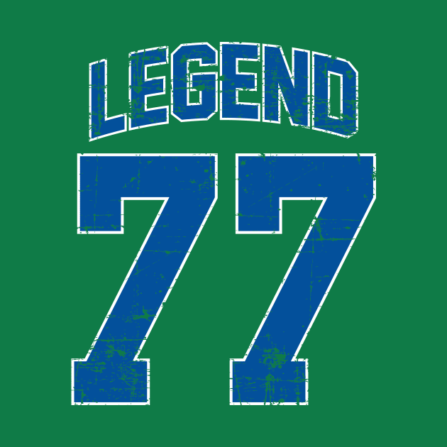 Legend 77 Luka Doncic Retro Blue by Fresh Fly Threads