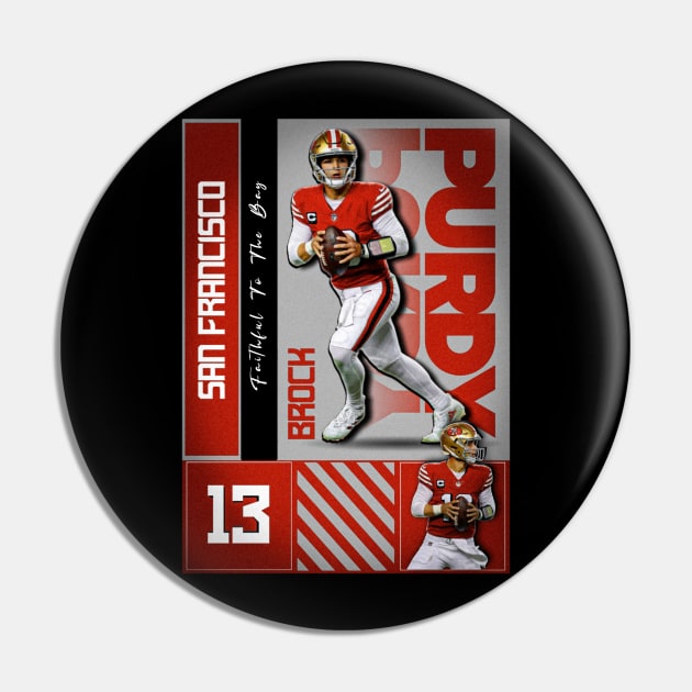 Brock Purdy 13 Pin by NFLapparel