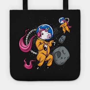 Unicorn Space Astronaut Tote