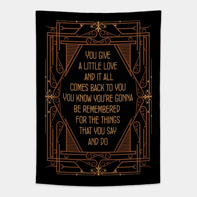 Give A Little Love - Bugsy Tapestry by daveseedhouse