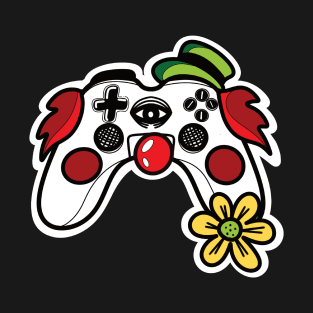 Halloween clown Mr. Controller for geek T-Shirt