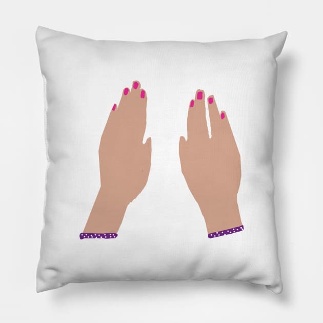 Hands Pillow by Manitarka