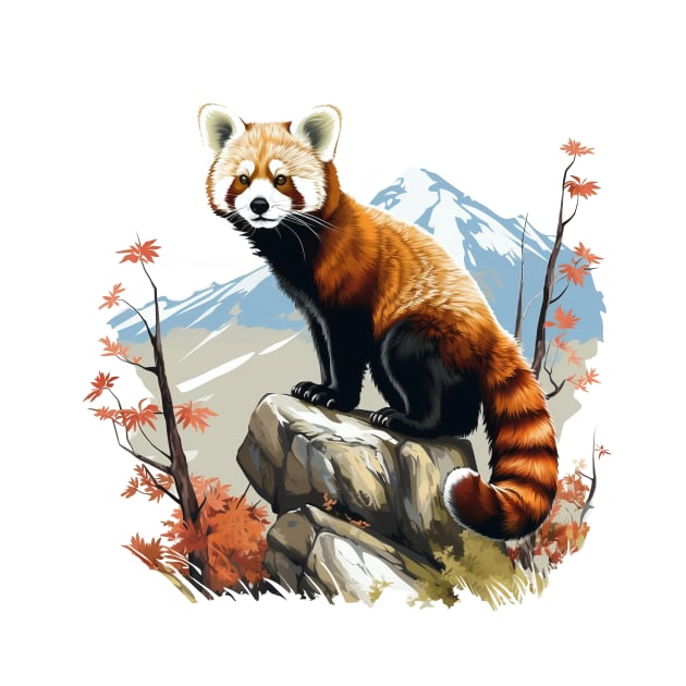 Red Panda In Nature by zooleisurelife