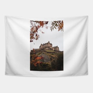 Edinburgh Castle in autumn Tapestry