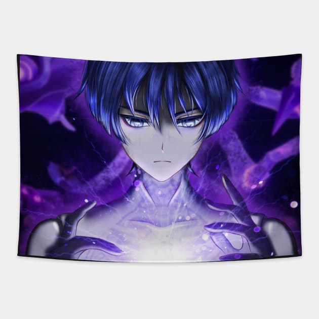 Scaramouche - Genshin Impact Tapestry by Katzui