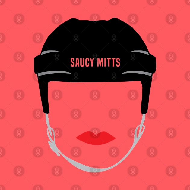 Women's Hockey Helmet by SaucyMittsHockey