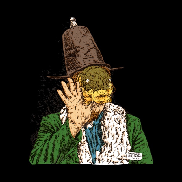 Captain Beefheart Trout Mask Replica, by Maximiliano Lopez Barrios by Deadheadprops