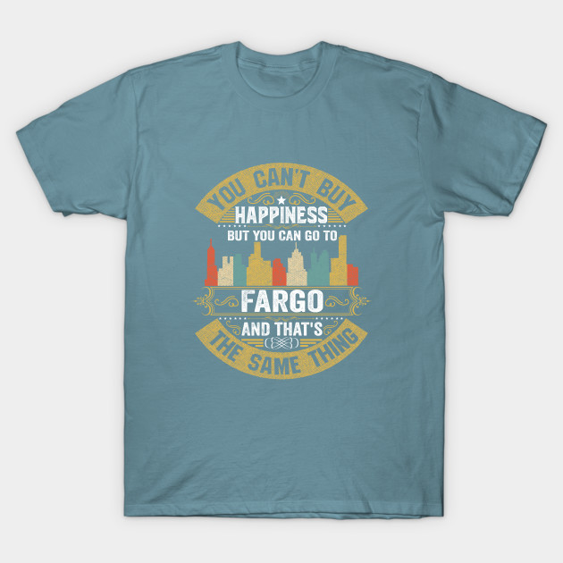 Disover Fargo City North Dakota State USA Flag Native American - Fargo City - T-Shirt