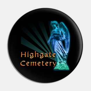 Highgate Cemetery Angel Pin