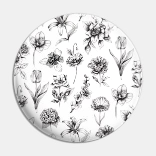 Botanink pattern Pin