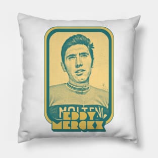 Eddy Merckx // Retro Cycling Fan Art Design Pillow