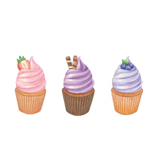 Colorful Fruit Cupcakes❤️ T-Shirt