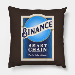 Binance Beer Label Pillow