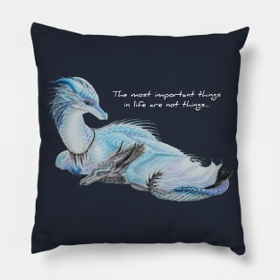 Icewing Sisters Snowfox and Snowowl Pillow