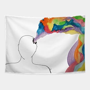 Color Thoughts Tapestry