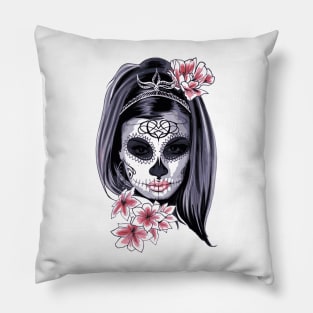 Day Of The Dead Girl Pillow