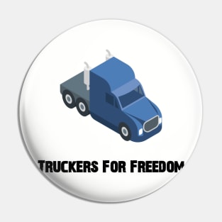 Truckers For Freedom Pin