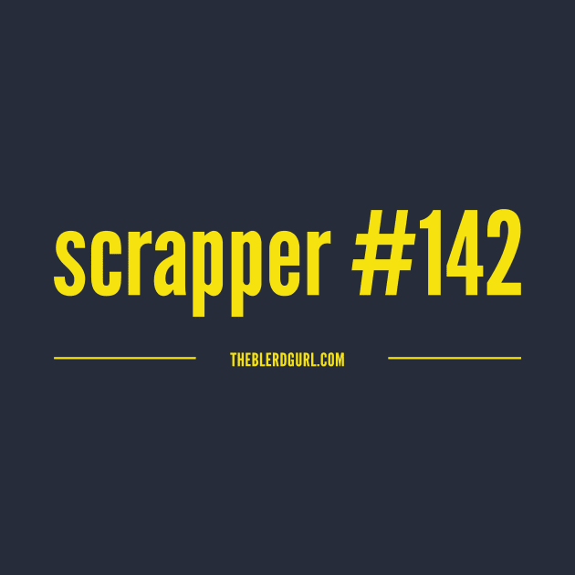 scrapper #142 - yellow by theblerdgurlshop