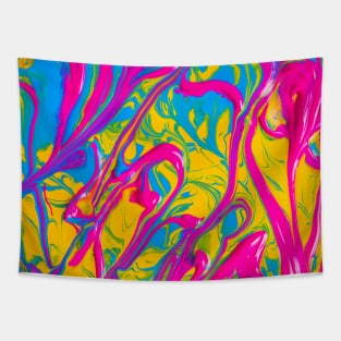 Colorful Abstract Oil Painting Tapestry