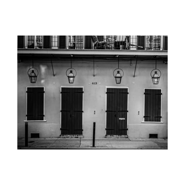 613 Doors And Lights In Black and White by MountainTravel