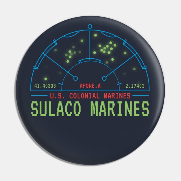 Sulaco Marines Aliens Motion Tracker Pin by elaissiiliass