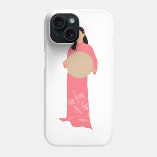 Ao Dai Minimal Phone Case