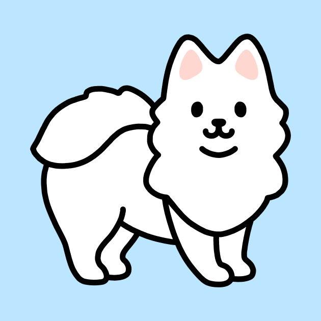 Samoyed by littlemandyart