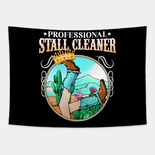 Professional Stall Cleaner I Equestrian Pony Horse Tapestry